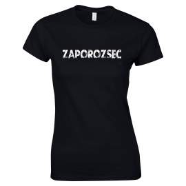 Zaporozsec - Zaporozsec póló női fekete