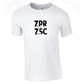 Zaporozsec - ZPRZSC póló férfi fehér