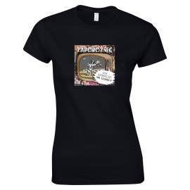 Zaporozsec - Lemezborító póló női fekete