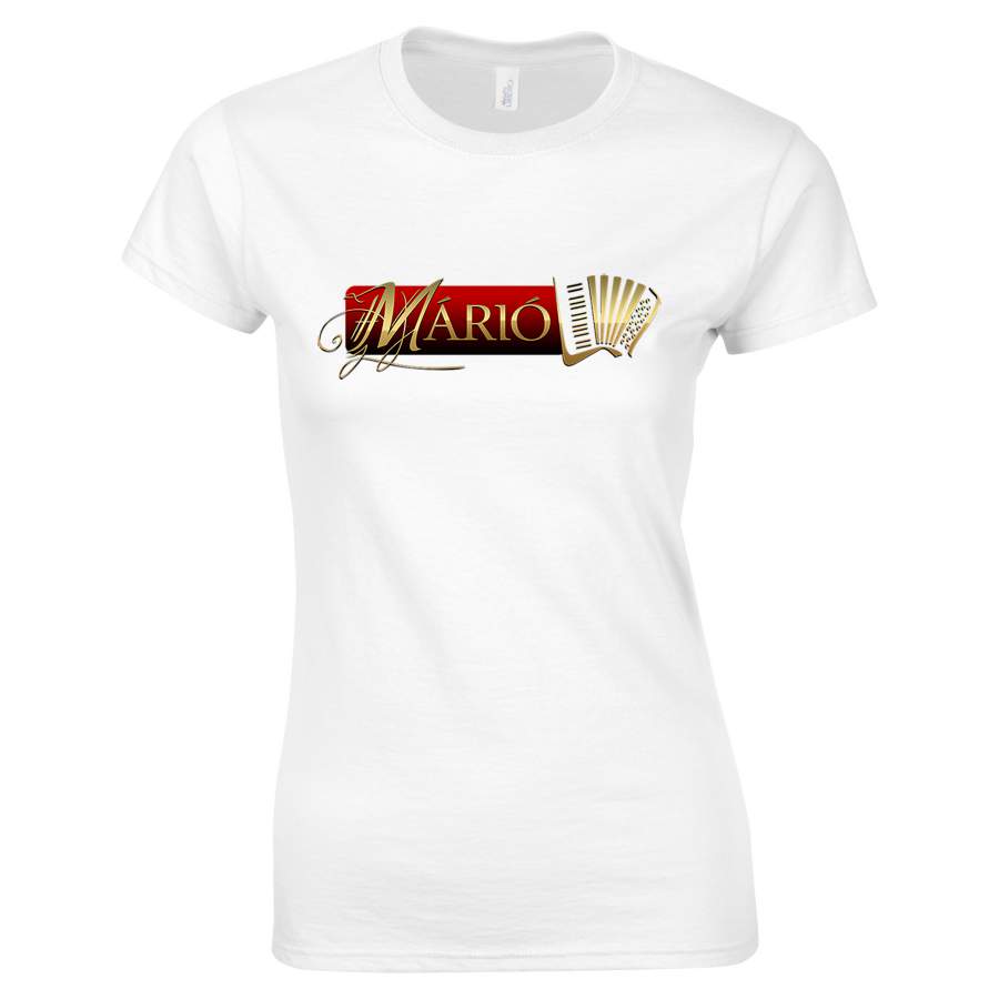 Márió - Márió logo póló női fehér