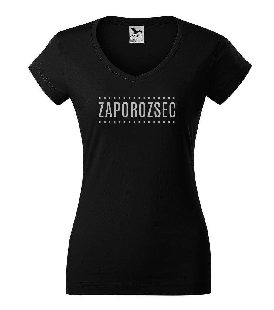 ZAPOROZSEC - ZAPOROZSEC (pöttyös) női póló fekete