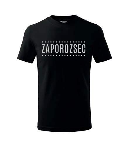 ZAPOROZSEC - ZAPOROZSEC (pöttyös) férfi GYEREK fekete póló 146